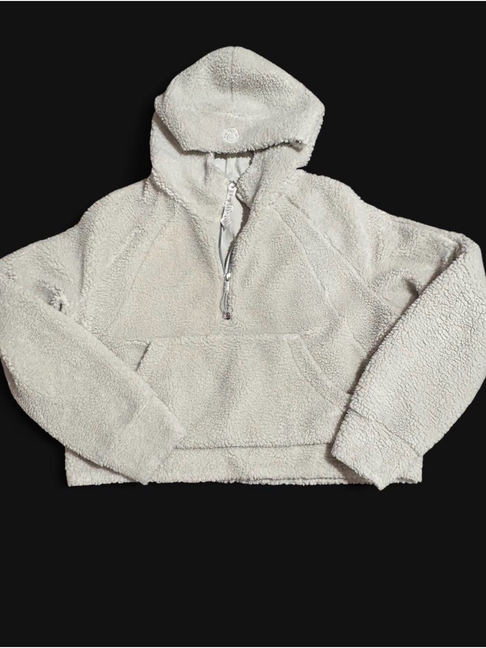 lululemon athletica Cream Sherpa Half-Zip Hoodie